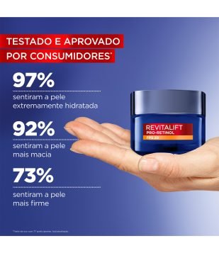 Creme Facial Revitalift Pró Retinol Cuidado Diurno Antirrugas FPS 20 Loreal Paris 49G