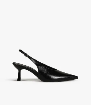 Scarpin Feminino Slingback Mundial Sueli Preto