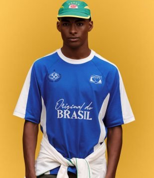 Camiseta Boxy Guaraná Original do Brasil Azul