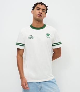Camiseta Comfort Guaraná Seleção de Ouro 1970 Branco
