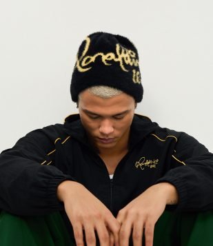 Gorro Poliamida Lettering Ronaldinho Preto