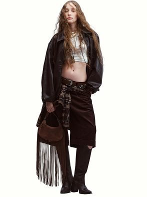 Look para rodeio: franjas, western, texturas, aqui tem tudo