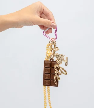 Chaveiro Petite Jolie Chocolate 1 PJ20326 Marrom