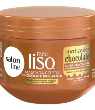 Máscara Matizadora Salon Line Meu Liso Chocolate 300g