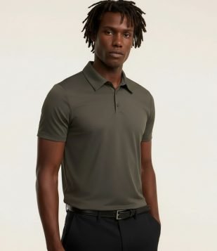 Camisa Polo Performance com Toque Gelado Verde