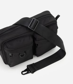 Bolsa Shoulder Bag com 2 Bolsos Preto
