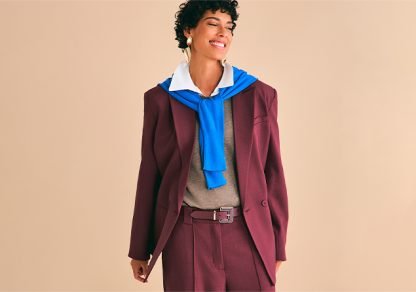 Blazer oversized feminino: ele fica estiloso sem parecer emprestado, viu?