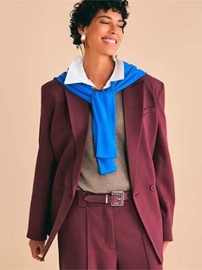 Blazer oversized feminino: ele fica estiloso sem parecer emprestado, viu?
