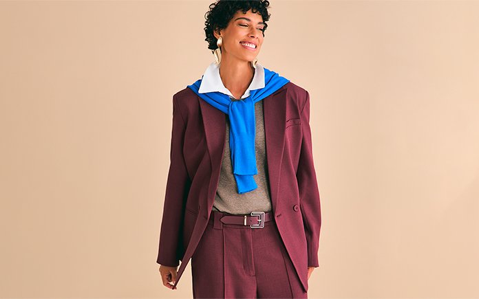 Blazer oversized feminino: ele fica estiloso sem parecer emprestado, viu?